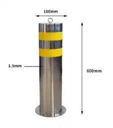 How to install bollards in asphalt?